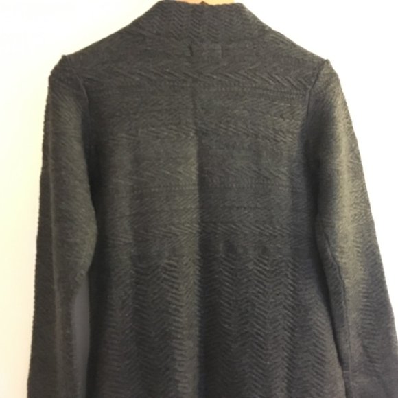 NWT Style & Co Gray Open Front Cardigan Duster-XS - Picture 10 of 13